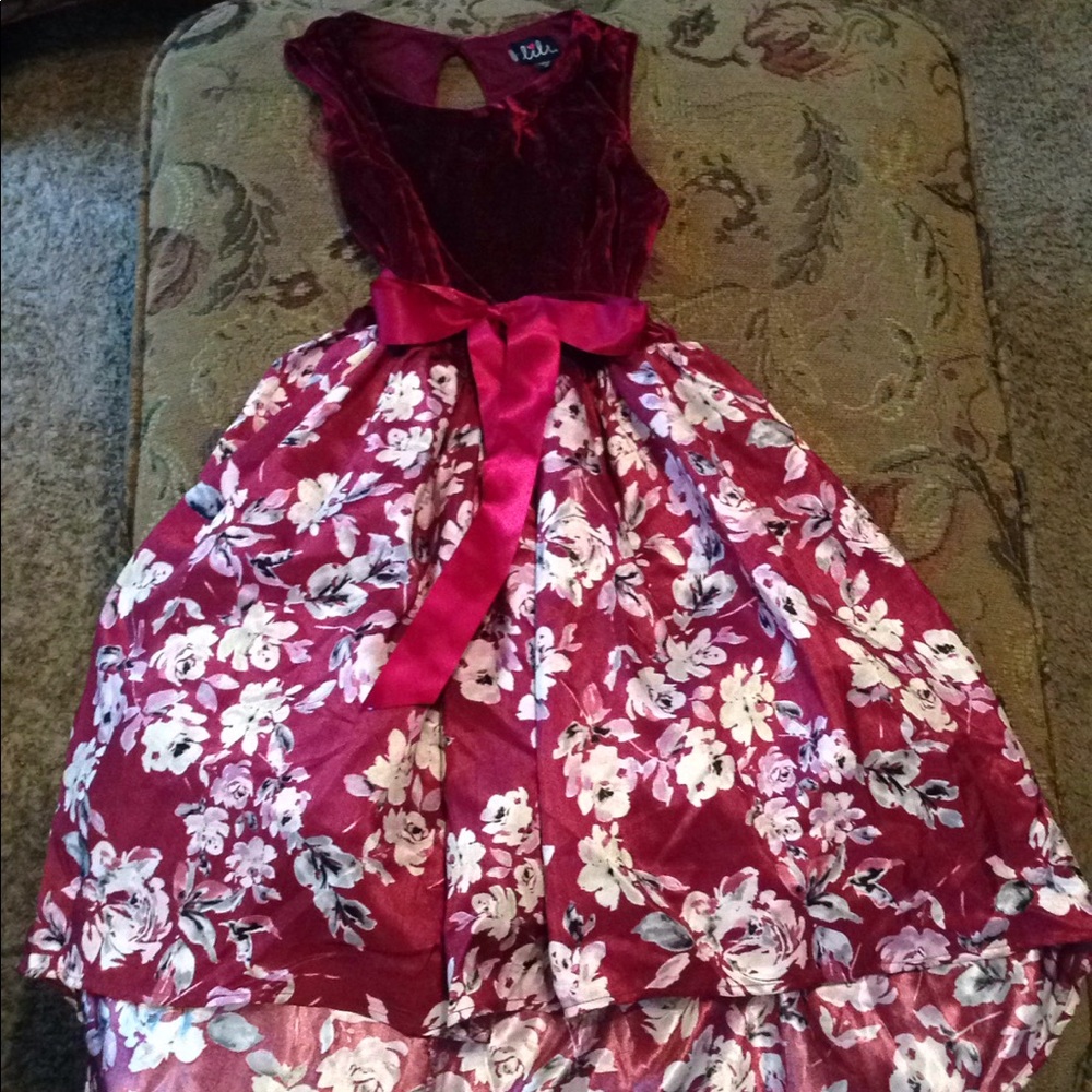 •NWOT Girls Maroon Dress Lilt•